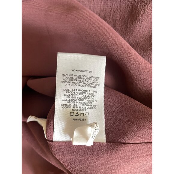 Express V-Neck Spaghetti Strap Camisole Tank Top Womens S Mauve Flowy - Picture 6 of 8